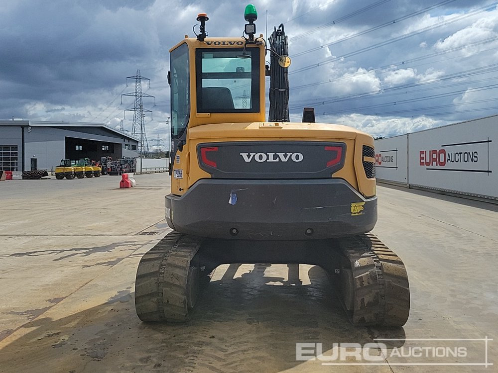 2018 Volvo ECR88D - מיני מחפר: תמונה 4 2018 Volvo ECR88D - מיני מחפר: תמונה 4