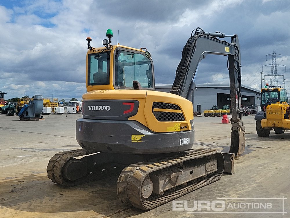 2018 Volvo ECR88D - מיני מחפר: תמונה 5 2018 Volvo ECR88D - מיני מחפר: תמונה 5