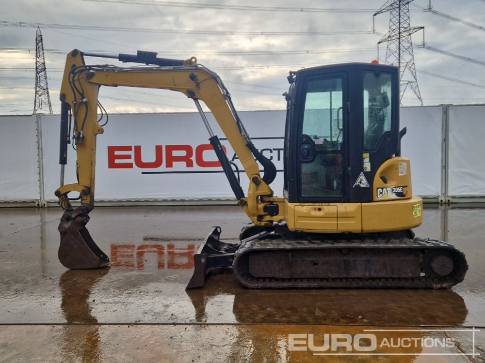 2019 CAT 305E2 - מיני מחפר: תמונה 2 2019 CAT 305E2 - מיני מחפר: תמונה 2