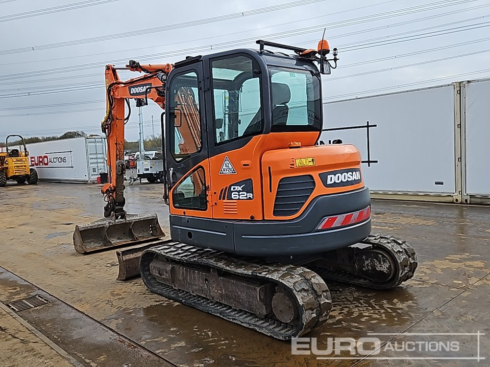 2019 Doosan DX62R-3 - מיני מחפר: תמונה 3 2019 Doosan DX62R-3 - מיני מחפר: תמונה 3