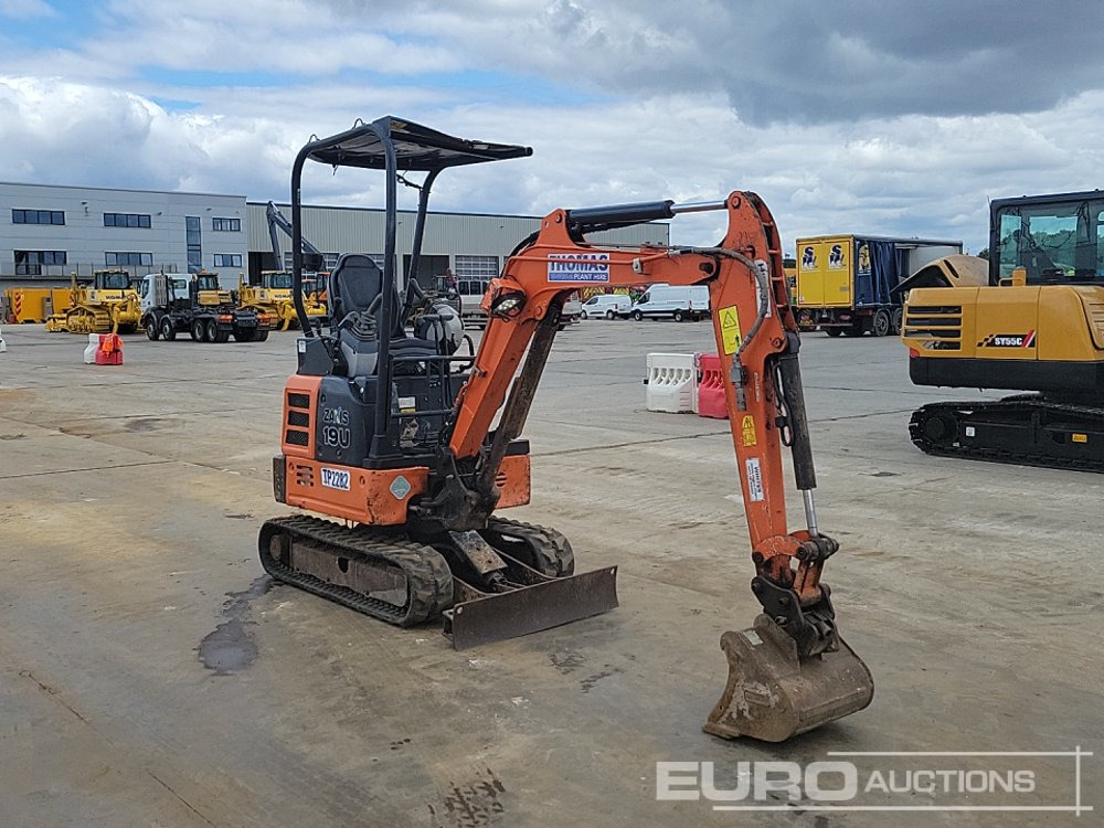 מיני מחפר 2019 Hitachi ZX19U-5A YR: תמונה 7