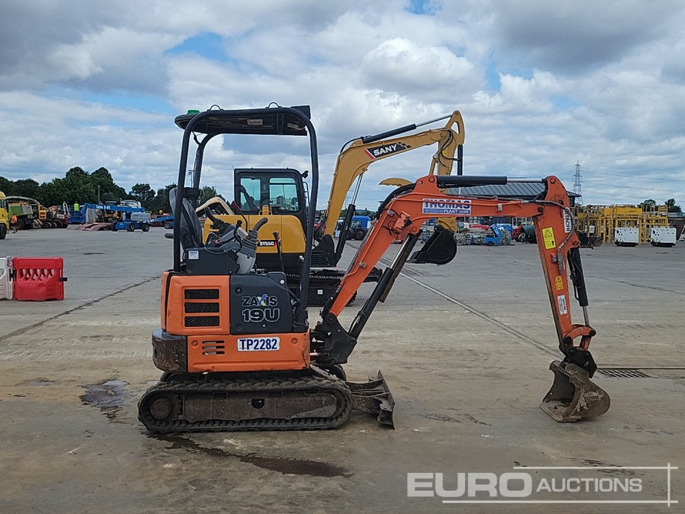 מיני מחפר 2019 Hitachi ZX19U-5A YR: תמונה 6