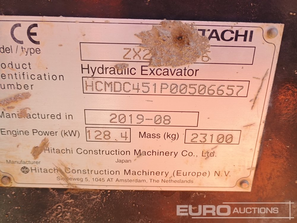 2019 Hitachi ZX210LC-6 - מחפר סורק: תמונה 3 2019 Hitachi ZX210LC-6 - מחפר סורק: תמונה 3