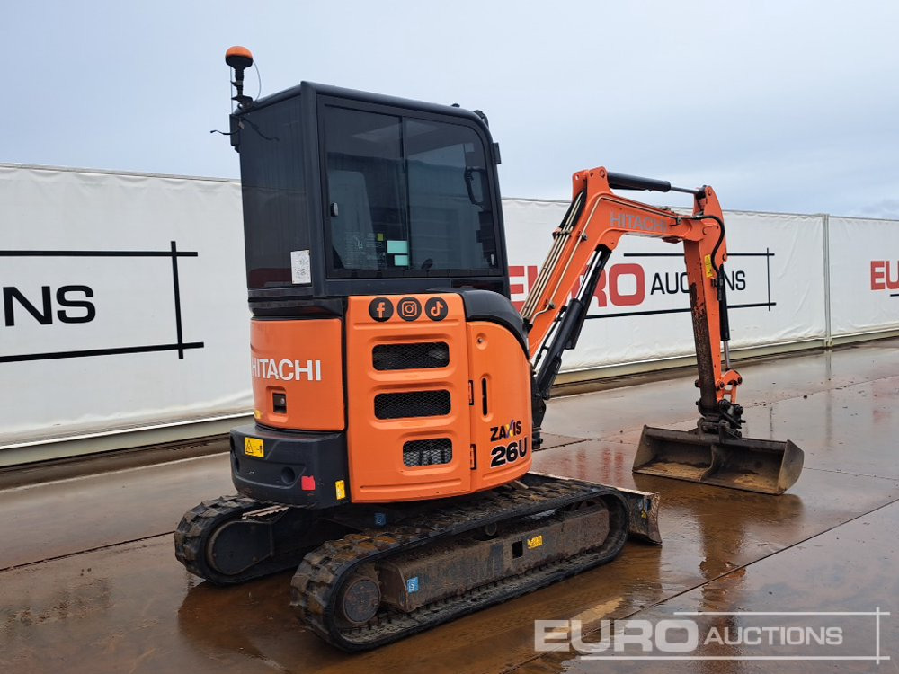 2019 Hitachi ZX26U-5A CR - מיני מחפר: תמונה 5 2019 Hitachi ZX26U-5A CR - מיני מחפר: תמונה 5