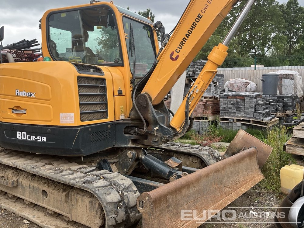 2019 Hyundai Robex R80CR-9A - מיני מחפר: תמונה 2 2019 Hyundai Robex R80CR-9A - מיני מחפר: תמונה 2