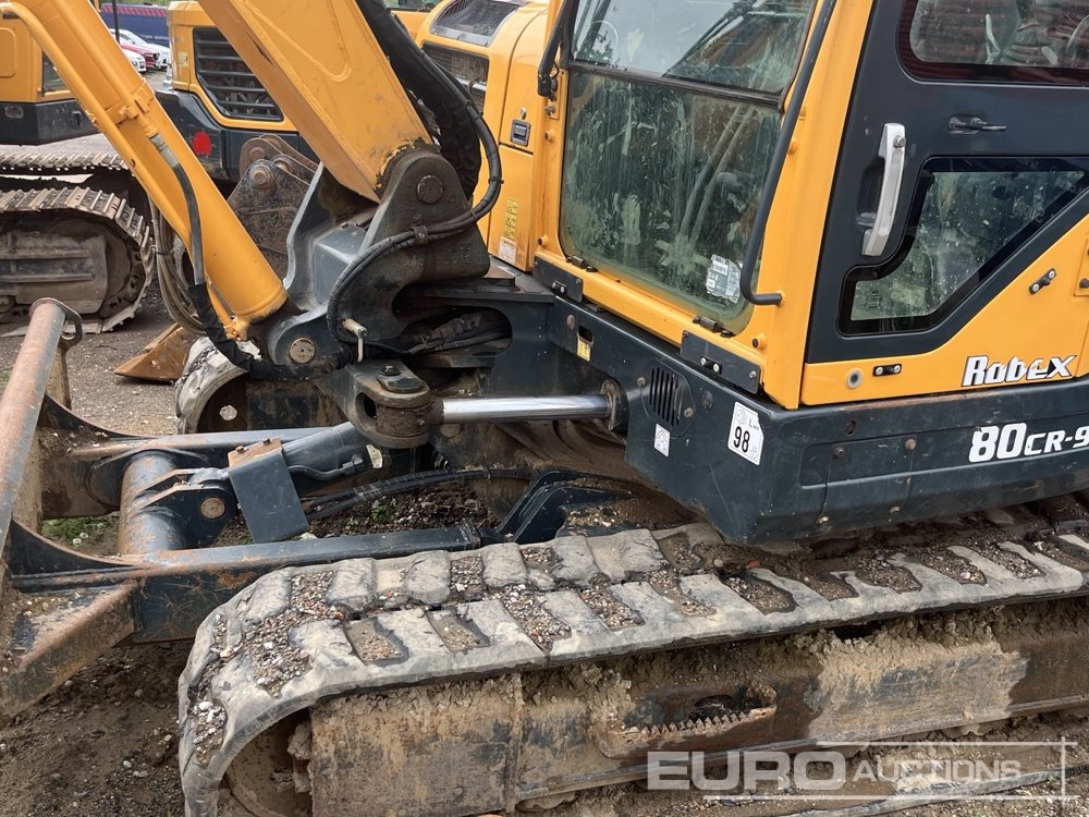 2019 Hyundai Robex R80CR-9A - מיני מחפר: תמונה 4 2019 Hyundai Robex R80CR-9A - מיני מחפר: תמונה 4