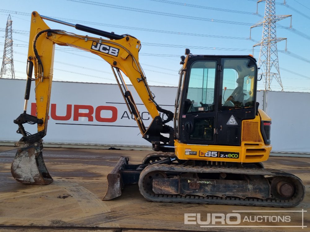 2019 JCB 85Z-1 ECO - מיני מחפר: תמונה 2 2019 JCB 85Z-1 ECO - מיני מחפר: תמונה 2