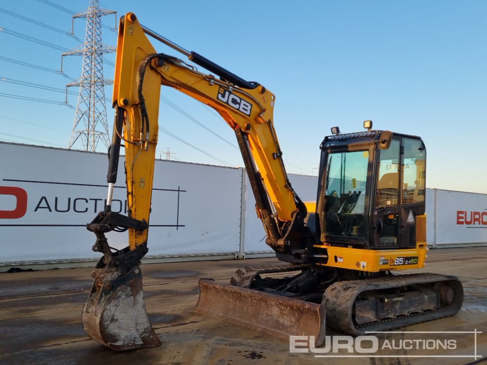2019 JCB 85Z-1 ECO - מיני מחפר: תמונה 1 2019 JCB 85Z-1 ECO - מיני מחפר: תמונה 1