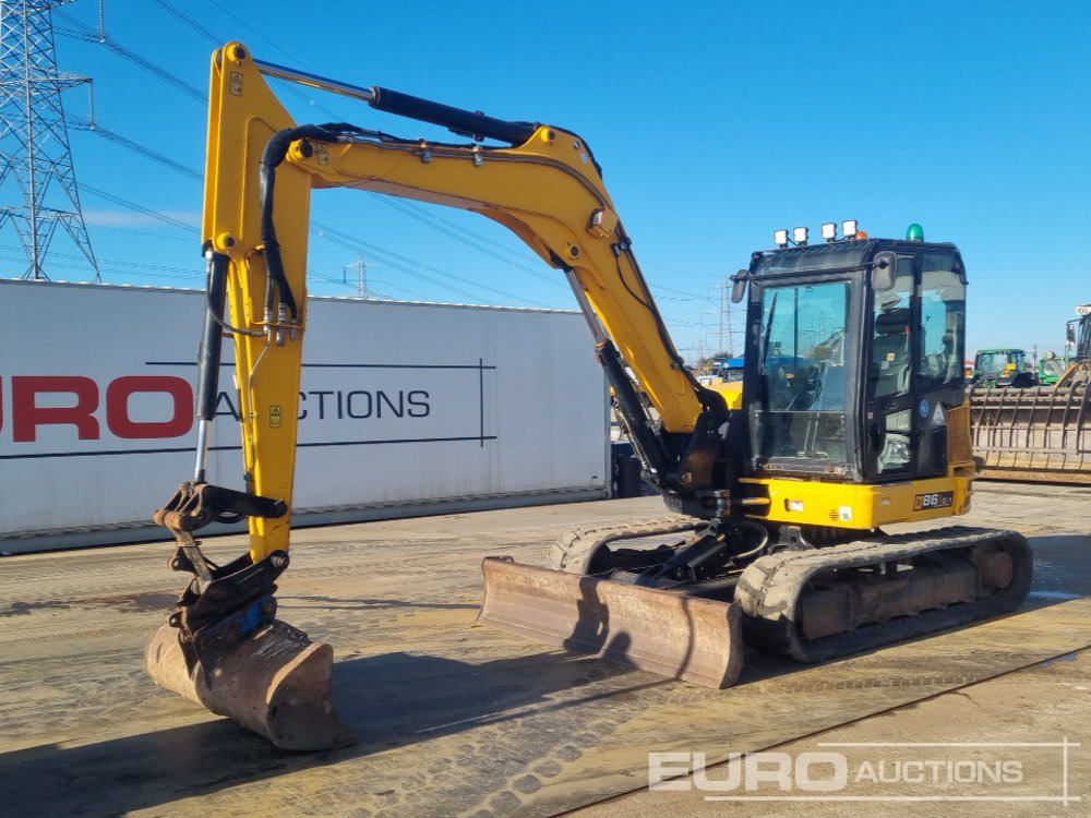 2019 JCB 86C-1 - מיני מחפר: תמונה 1 2019 JCB 86C-1 - מיני מחפר: תמונה 1