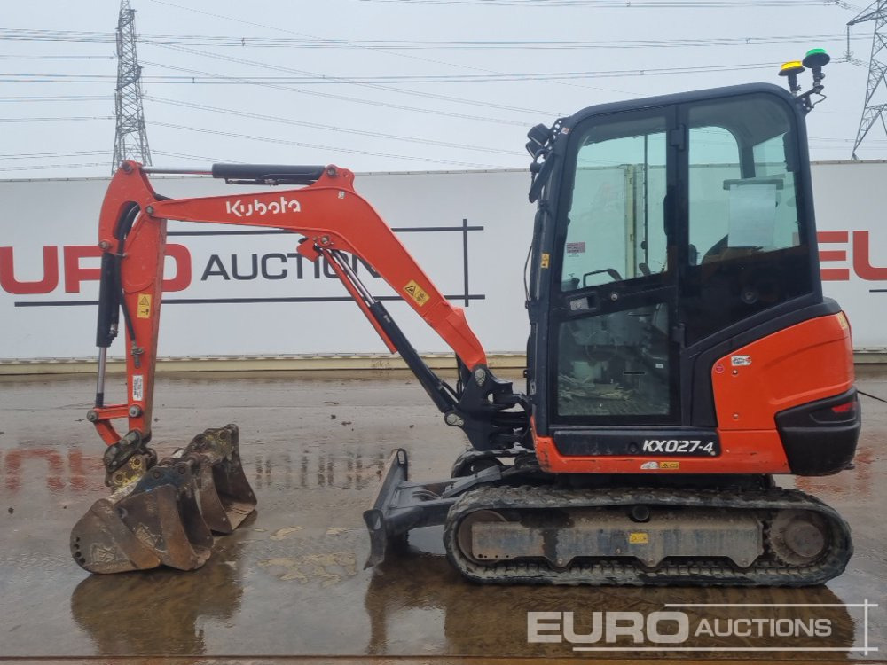 2019 Kubota KX027-4 - מיני מחפר: תמונה 2 2019 Kubota KX027-4 - מיני מחפר: תמונה 2