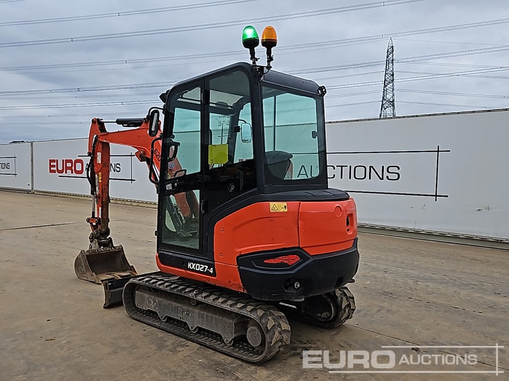 2019 Kubota KX027-4 - מיני מחפר: תמונה 3 2019 Kubota KX027-4 - מיני מחפר: תמונה 3
