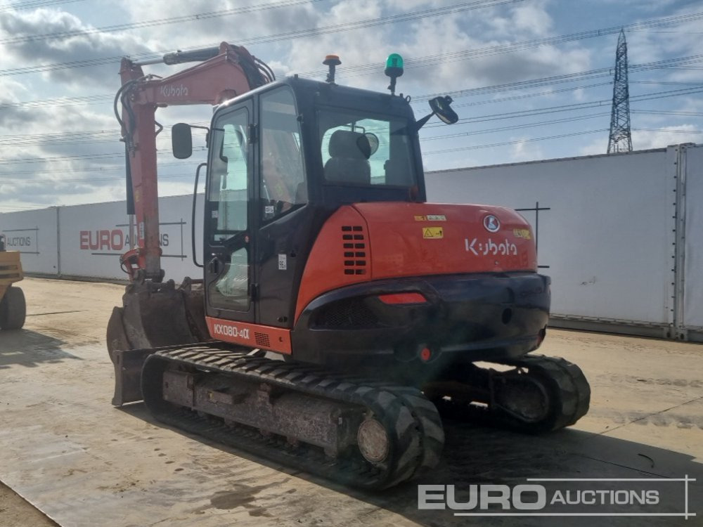 2019 Kubota KX080-4A - מיני מחפר: תמונה 3 2019 Kubota KX080-4A - מיני מחפר: תמונה 3