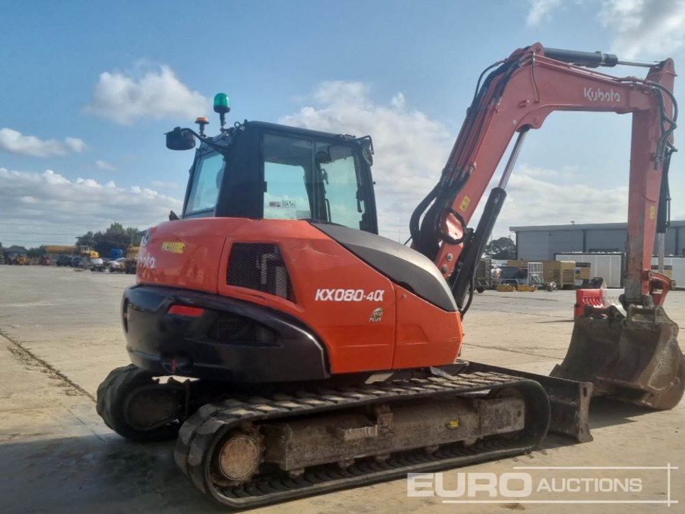 2019 Kubota KX080-4A - מיני מחפר: תמונה 5 2019 Kubota KX080-4A - מיני מחפר: תמונה 5