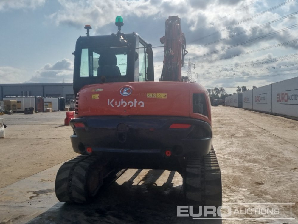 2019 Kubota KX080-4A - מיני מחפר: תמונה 4 2019 Kubota KX080-4A - מיני מחפר: תמונה 4