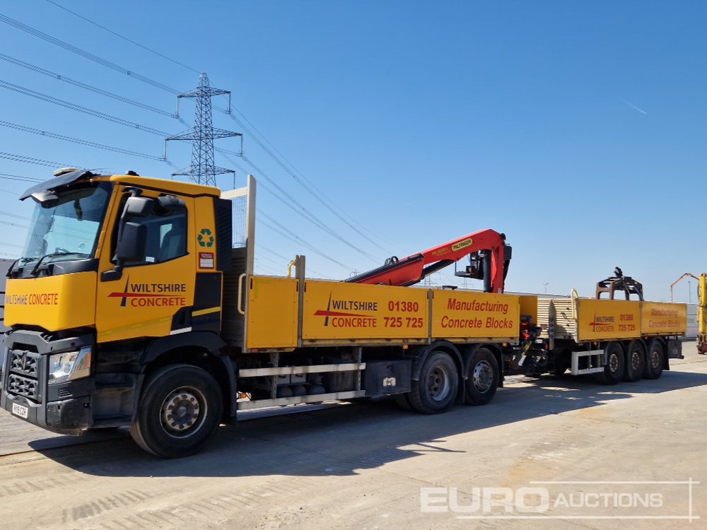 2019 Renault T460.26 - משאית צד נופל/ שטוחה: תמונה 1 2019 Renault T460.26 - משאית צד נופל/ שטוחה: תמונה 1