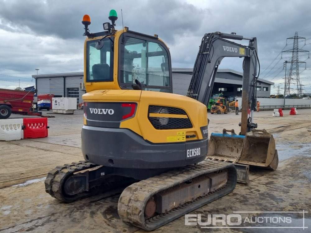 2019 Volvo ECR58D - מיני מחפר: תמונה 5 2019 Volvo ECR58D - מיני מחפר: תמונה 5