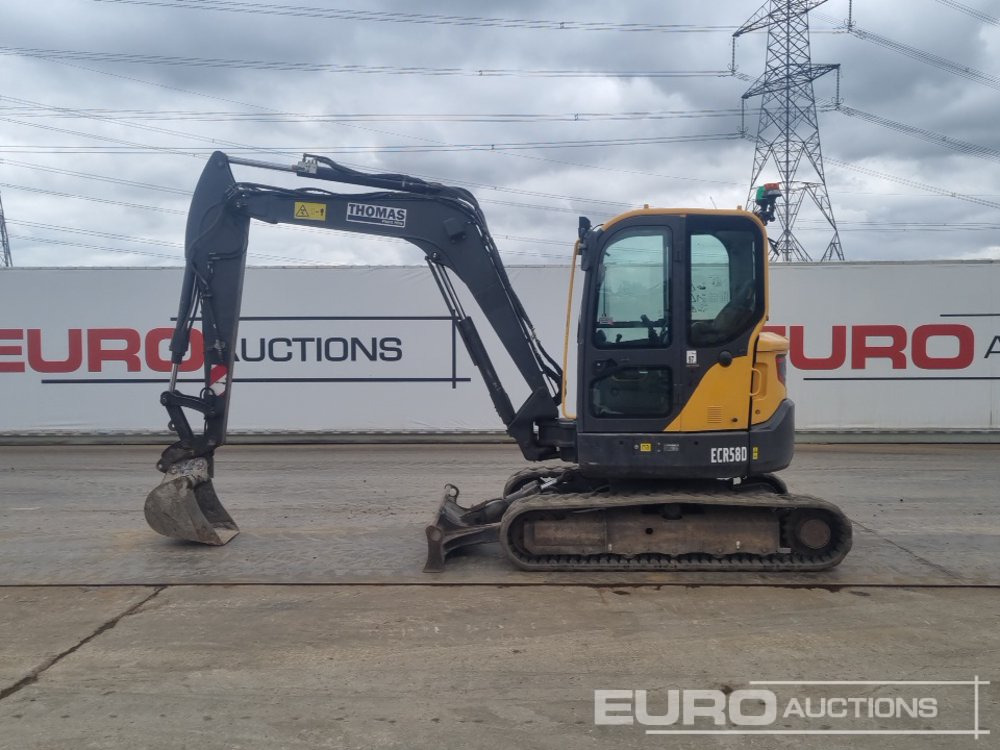 2019 Volvo ECR58D - מיני מחפר: תמונה 2 2019 Volvo ECR58D - מיני מחפר: תמונה 2