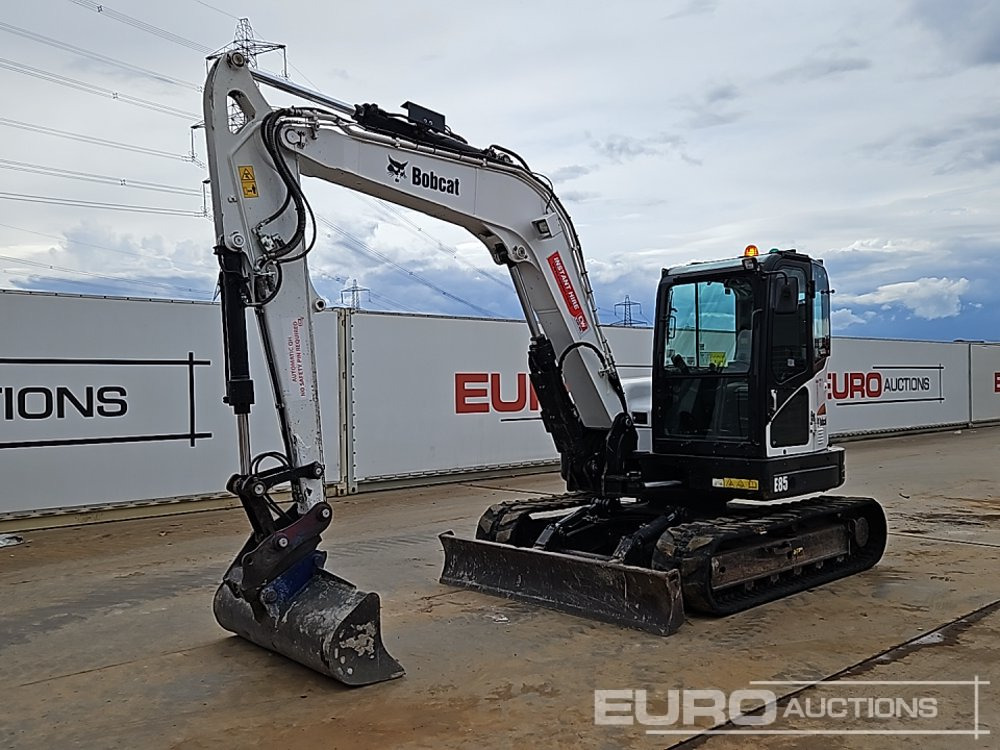 2020 Bobcat E85 - מיני מחפר: תמונה 1 2020 Bobcat E85 - מיני מחפר: תמונה 1