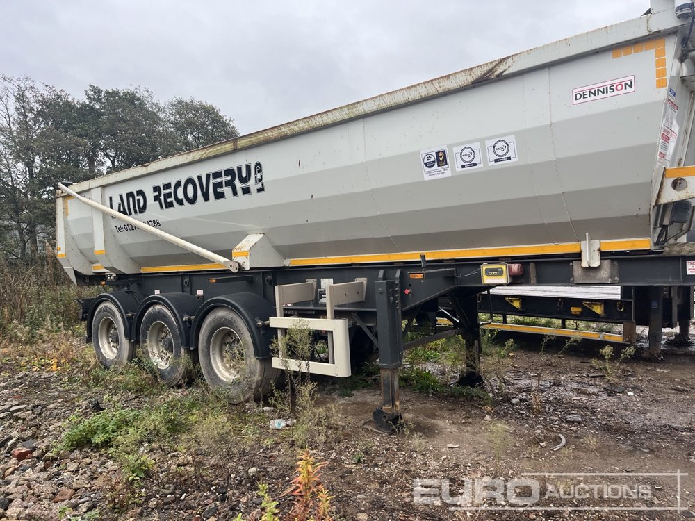 2020 Dennison Trailers Tri Axle Sliding Bogie Tipper Trailer - סמיטריילר עם מזהיר: תמונה 1 2020 Dennison Trailers Tri Axle Sliding Bogie Tipper Trailer - סמיטריילר עם מזהיר: תמונה 1