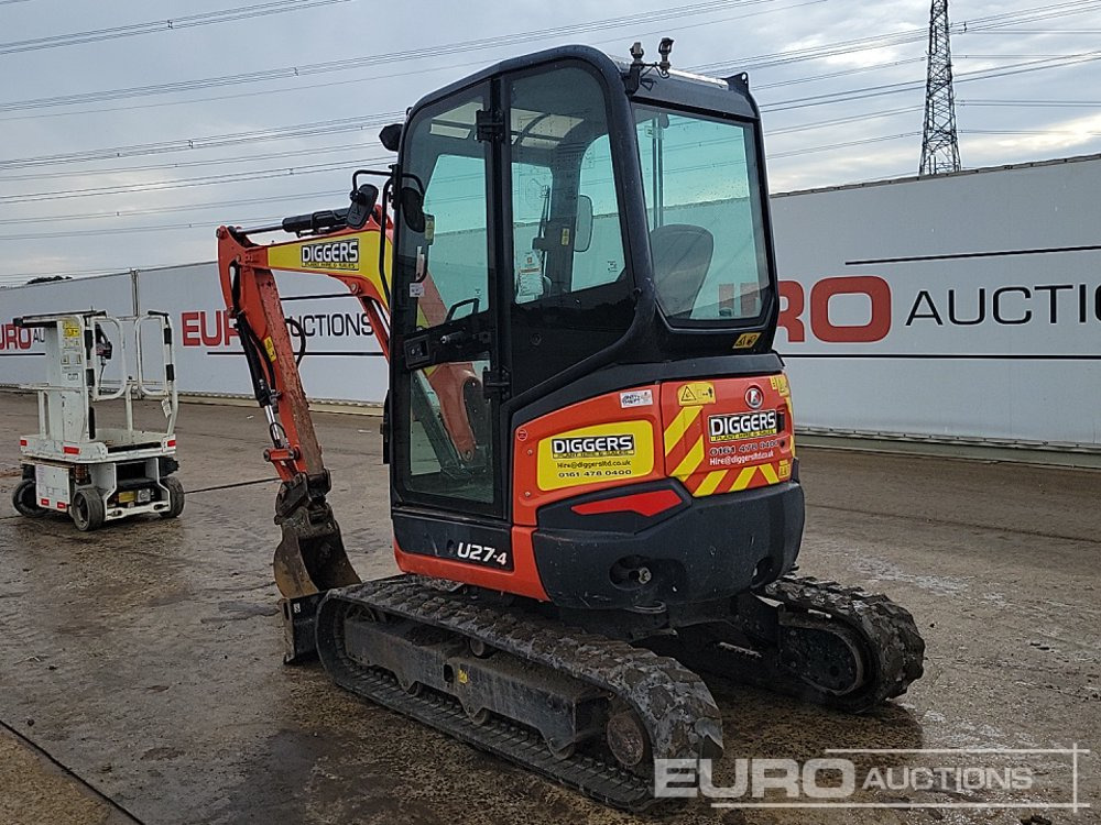 2020 Kubota U27-4 - מיני מחפר: תמונה 3 2020 Kubota U27-4 - מיני מחפר: תמונה 3