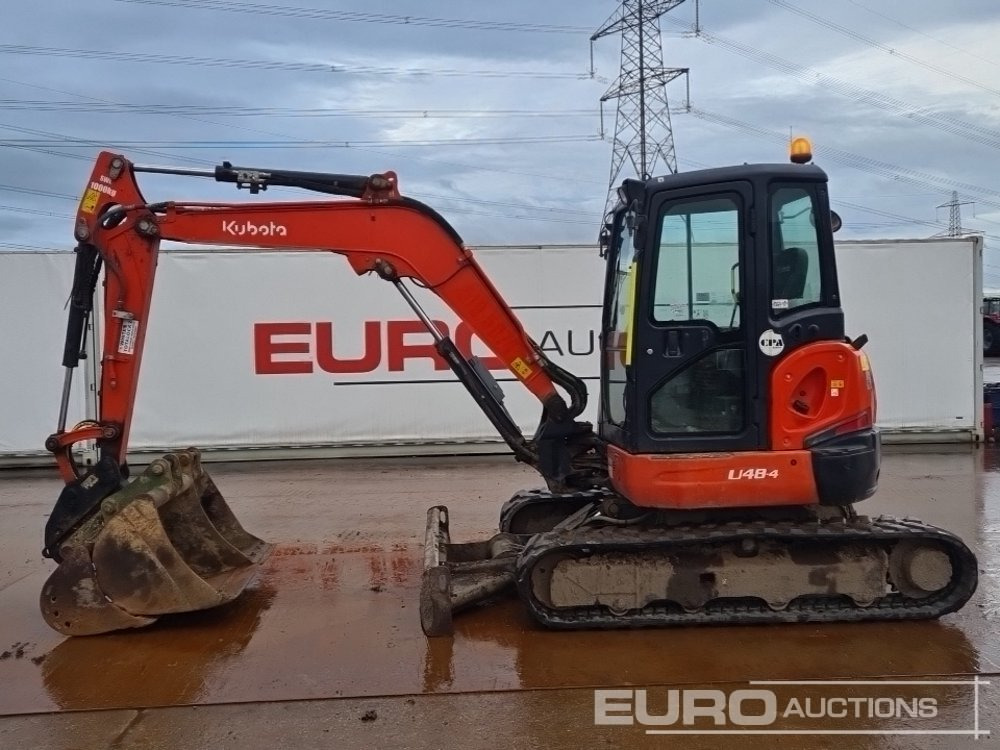 2020 Kubota U48-4 - מיני מחפר: תמונה 2 2020 Kubota U48-4 - מיני מחפר: תמונה 2