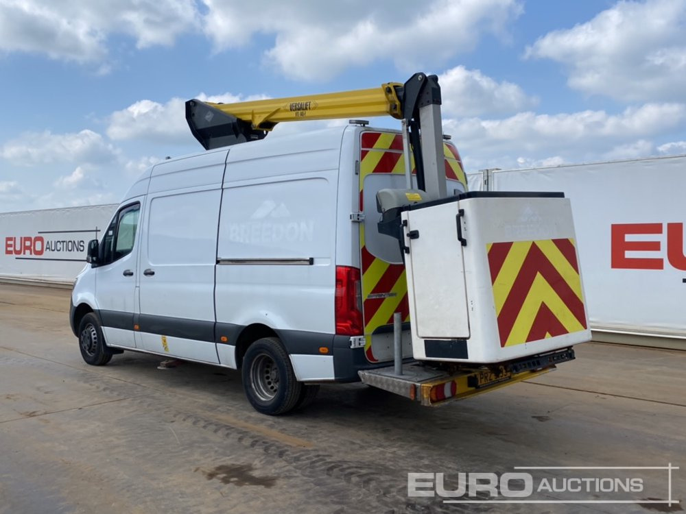 2020 Mercedes Sprinter - פלטפורמה אווירית מותקנת על משאית: תמונה 3 2020 Mercedes Sprinter - פלטפורמה אווירית מותקנת על משאית: תמונה 3