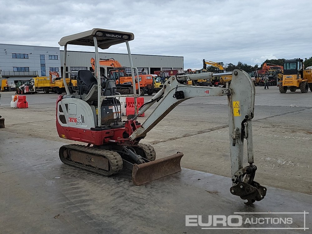 מיני מחפר 2020 Takeuchi TB216: תמונה 7