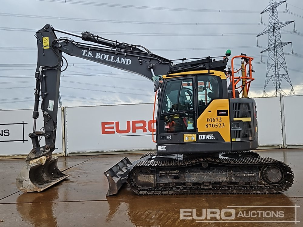 2020 Volvo ECR145EL - מחפר סורק: תמונה 2 2020 Volvo ECR145EL - מחפר סורק: תמונה 2