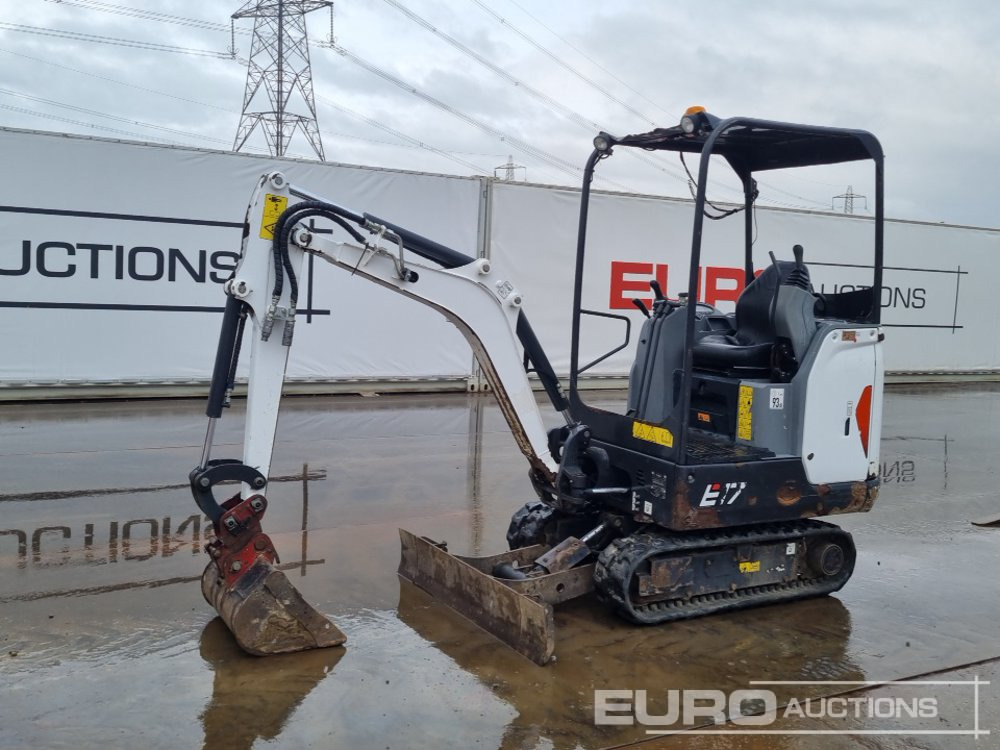 2021 Bobcat E17 - מיני מחפר: תמונה 1 2021 Bobcat E17 - מיני מחפר: תמונה 1