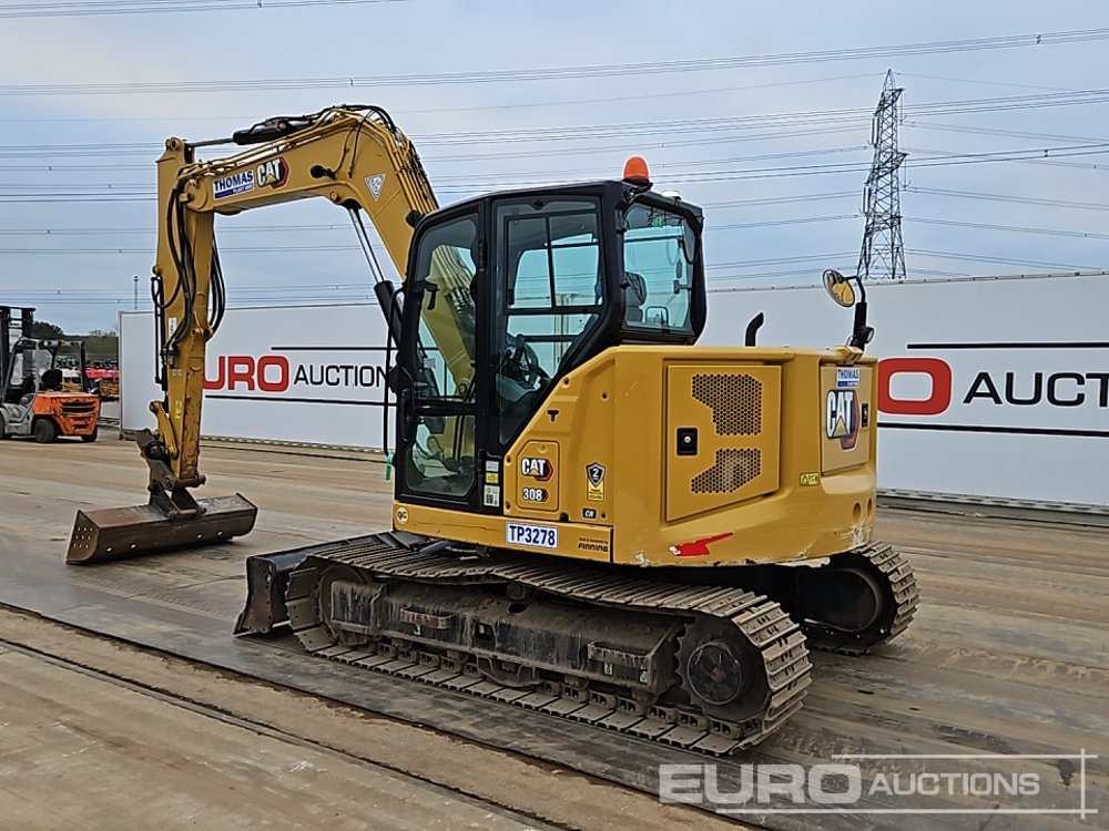 2021 CAT 308CR - מיני מחפר: תמונה 3 2021 CAT 308CR - מיני מחפר: תמונה 3