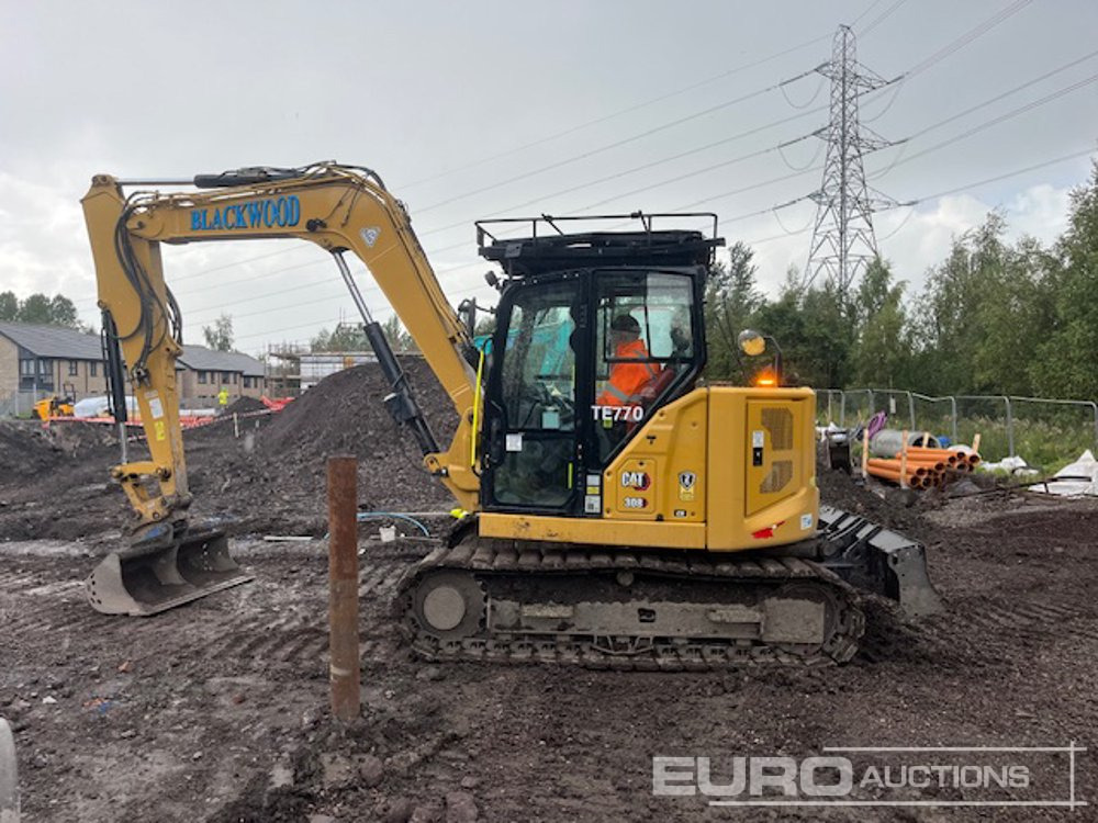 2021 CAT 308CR - מיני מחפר: תמונה 2 2021 CAT 308CR - מיני מחפר: תמונה 2