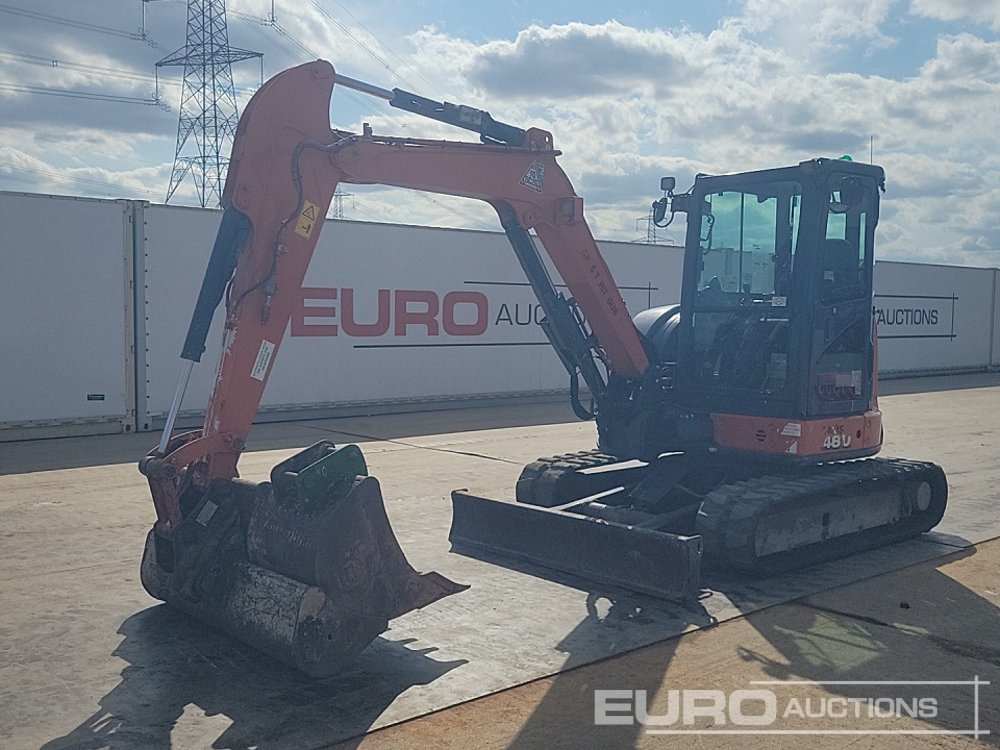 2021 Hitachi ZX48U-6 CLR - מיני מחפר: תמונה 1 2021 Hitachi ZX48U-6 CLR - מיני מחפר: תמונה 1