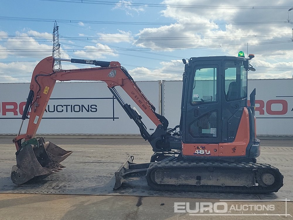 2021 Hitachi ZX48U-6 CLR - מיני מחפר: תמונה 2 2021 Hitachi ZX48U-6 CLR - מיני מחפר: תמונה 2