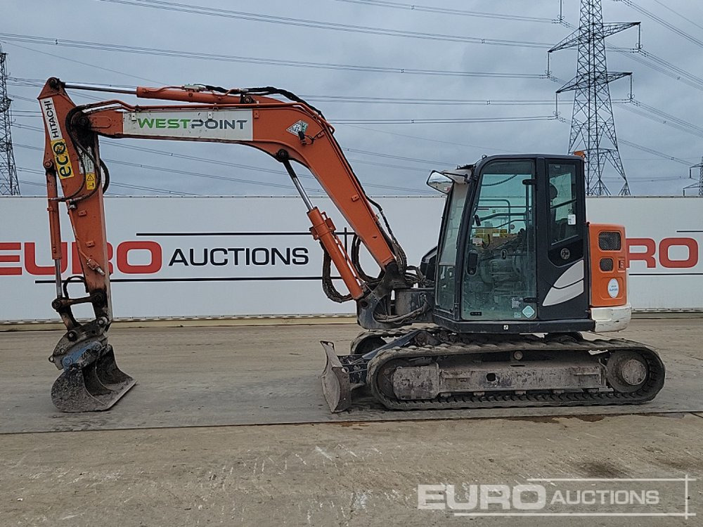 2021 Hitachi ZX85USB-6 - מיני מחפר: תמונה 2 2021 Hitachi ZX85USB-6 - מיני מחפר: תמונה 2