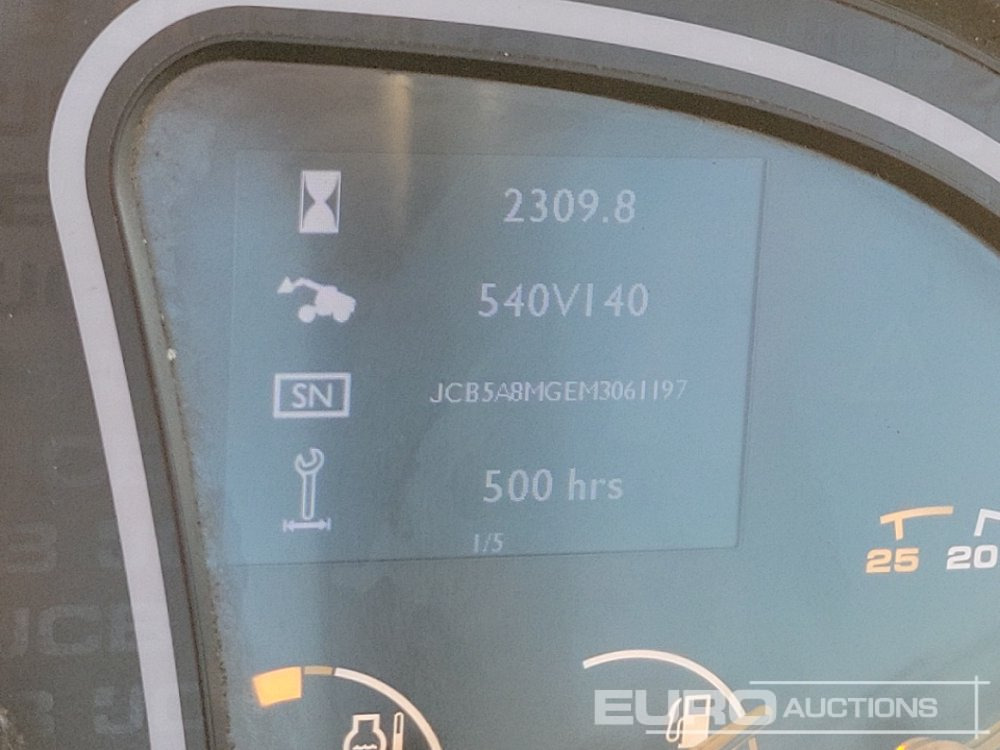 מפעיל טלסקופי 2021 JCB 540-140 Hi Viz: תמונה 40 מפעיל טלסקופי 2021 JCB 540-140 Hi Viz: תמונה 40