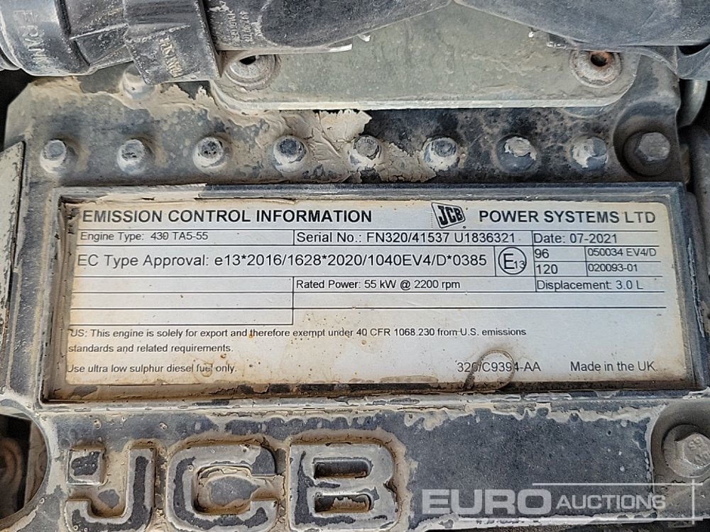 מפעיל טלסקופי 2021 JCB 540-140 Hi Viz: תמונה 21 מפעיל טלסקופי 2021 JCB 540-140 Hi Viz: תמונה 21