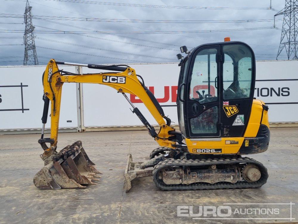 2021 JCB 8026 CTS - מיני מחפר: תמונה 2 2021 JCB 8026 CTS - מיני מחפר: תמונה 2