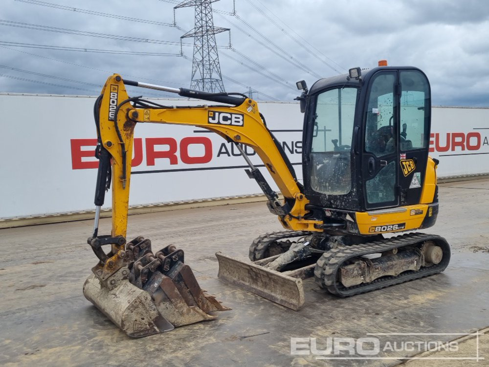 2021 JCB 8026 CTS - מיני מחפר: תמונה 1 2021 JCB 8026 CTS - מיני מחפר: תמונה 1