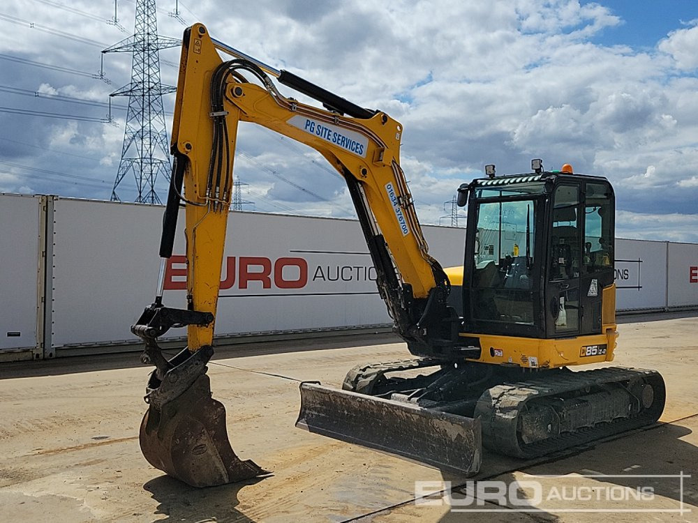 2021 JCB 85Z-2 - מיני מחפר: תמונה 1 2021 JCB 85Z-2 - מיני מחפר: תמונה 1