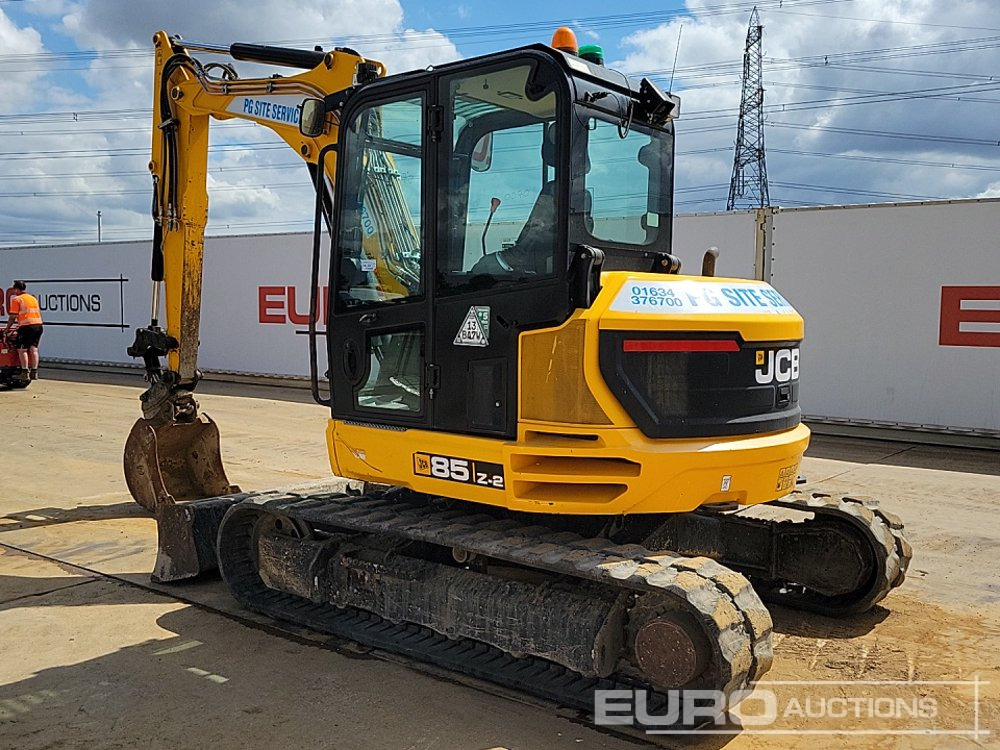2021 JCB 85Z-2 - מיני מחפר: תמונה 3 2021 JCB 85Z-2 - מיני מחפר: תמונה 3