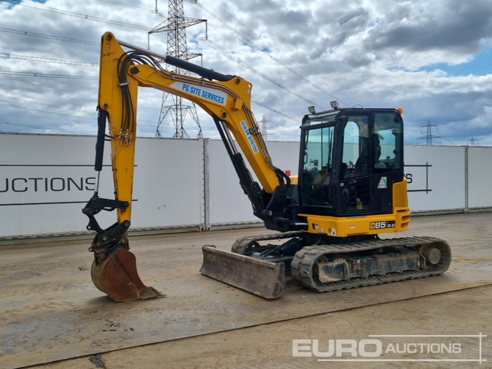 2021 JCB 85Z-2 - מיני מחפר: תמונה 1 2021 JCB 85Z-2 - מיני מחפר: תמונה 1