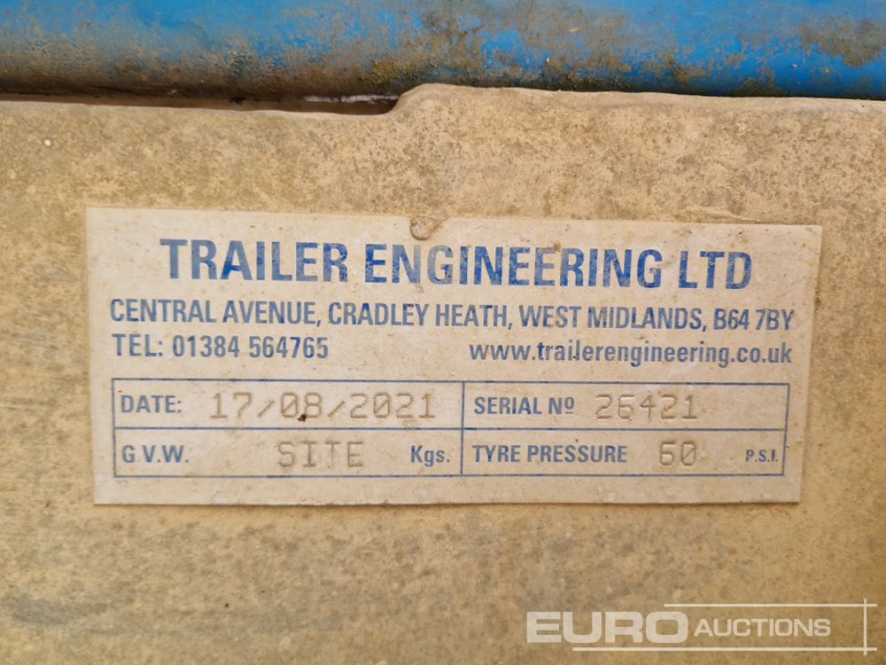 מכונת לניקוי בלחץ 2021 Trailer Engineering Single Axle Plastic Water Bowser, Yanmar Pressure Washer: תמונה 27