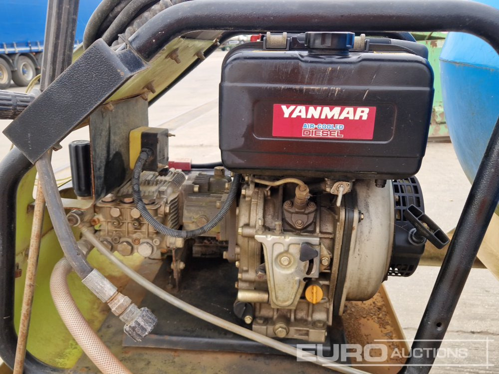 מכונת לניקוי בלחץ 2021 Trailer Engineering Single Axle Plastic Water Bowser, Yanmar Pressure Washer: תמונה 18