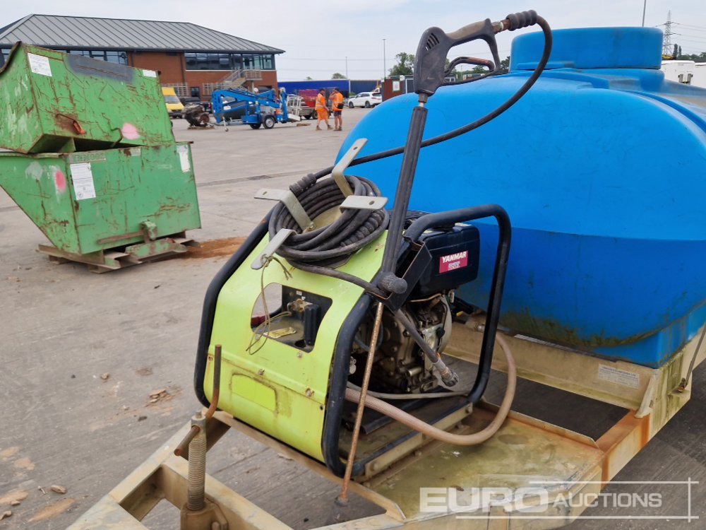 מכונת לניקוי בלחץ 2021 Trailer Engineering Single Axle Plastic Water Bowser, Yanmar Pressure Washer: תמונה 13