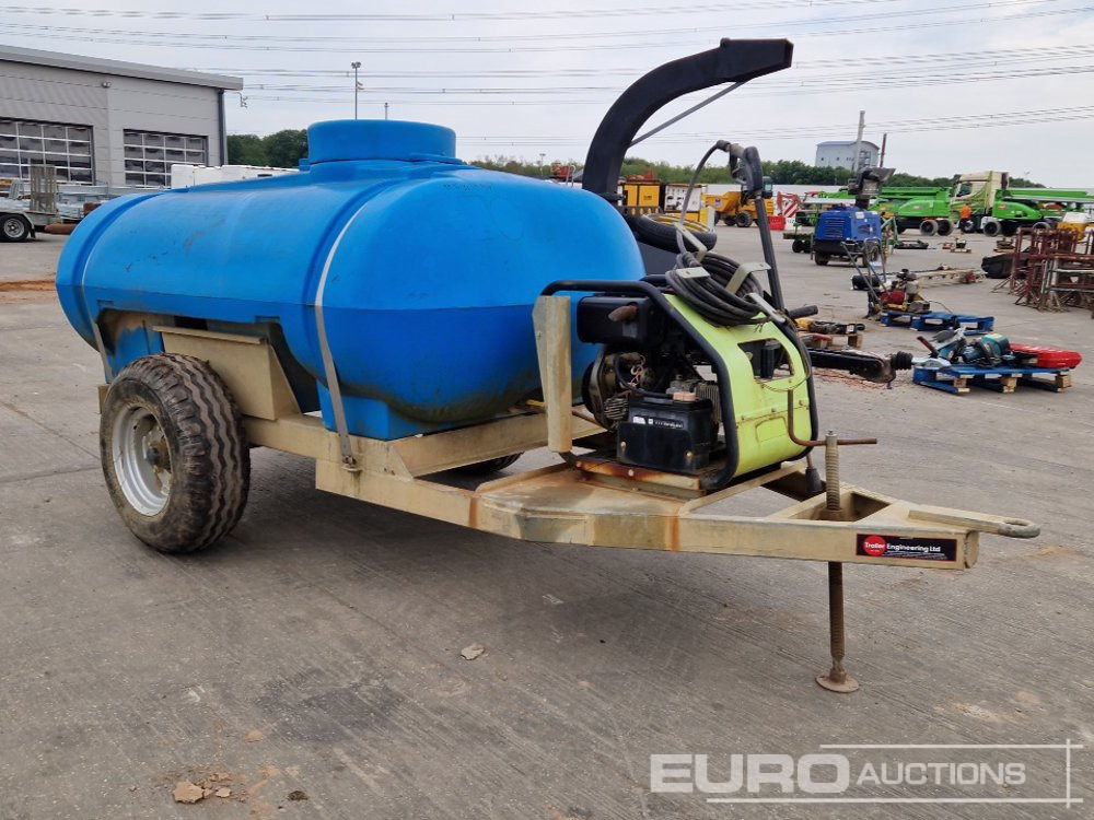 מכונת לניקוי בלחץ 2021 Trailer Engineering Single Axle Plastic Water Bowser, Yanmar Pressure Washer: תמונה 7