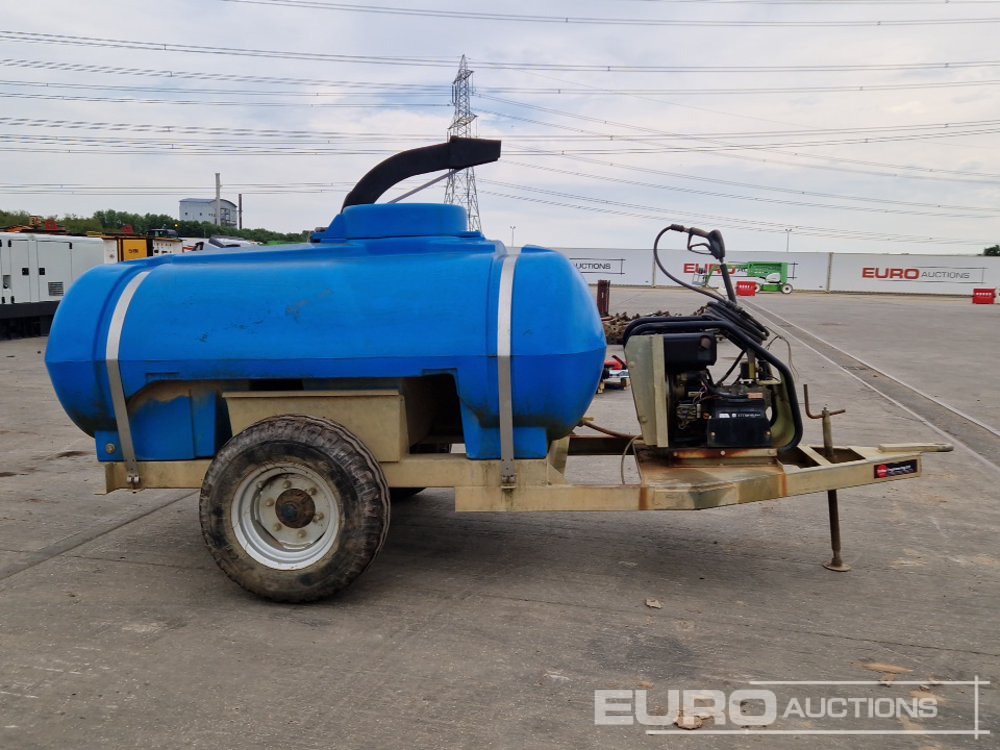 מכונת לניקוי בלחץ 2021 Trailer Engineering Single Axle Plastic Water Bowser, Yanmar Pressure Washer: תמונה 6