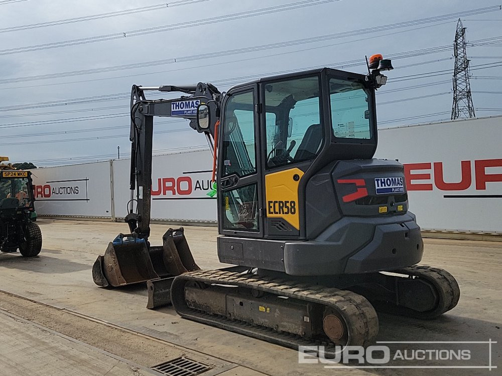 2021 Volvo ECR58F - מיני מחפר: תמונה 3 2021 Volvo ECR58F - מיני מחפר: תמונה 3