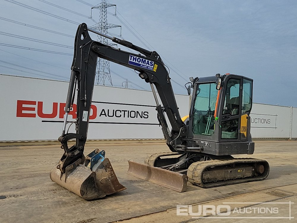 2021 Volvo ECR58F - מיני מחפר: תמונה 1 2021 Volvo ECR58F - מיני מחפר: תמונה 1