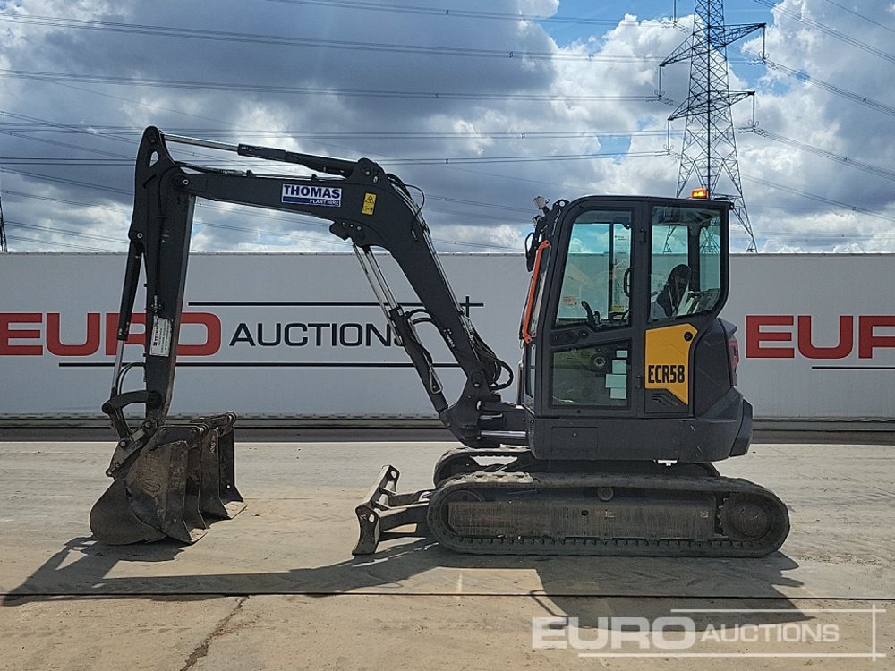 2021 Volvo ECR58F - מיני מחפר: תמונה 2 2021 Volvo ECR58F - מיני מחפר: תמונה 2
