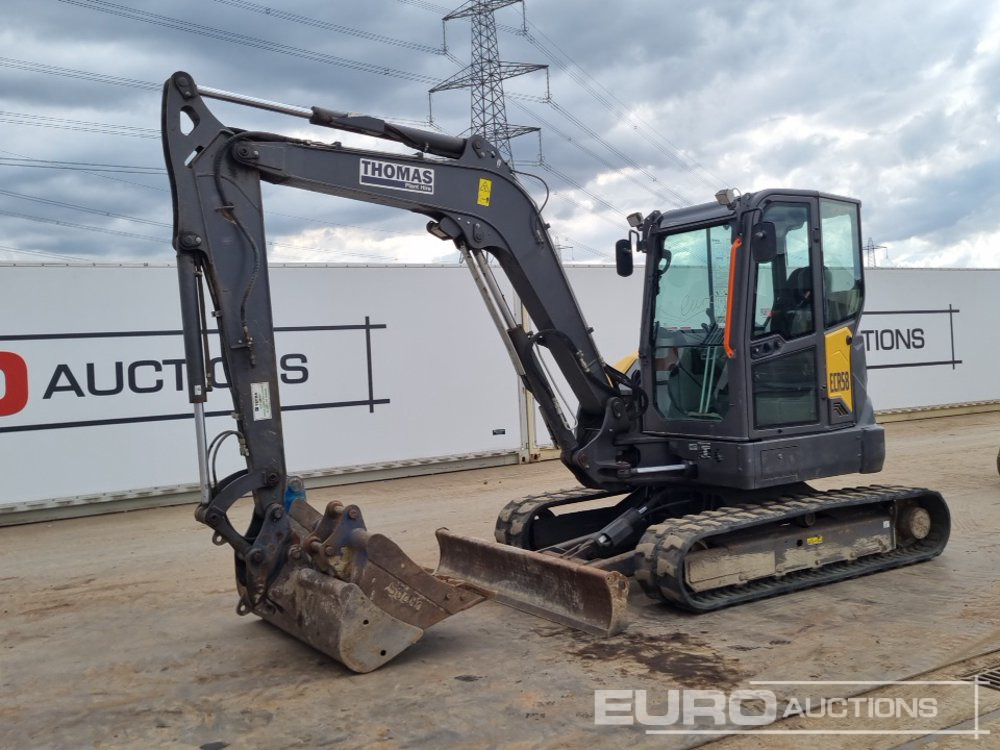 2021 Volvo ECR58F - מיני מחפר: תמונה 1 2021 Volvo ECR58F - מיני מחפר: תמונה 1
